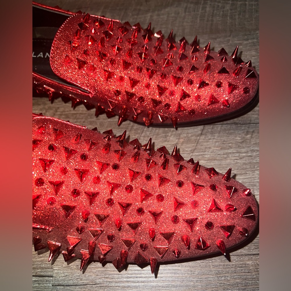 Bolano Men’s Slip-On/Loafer Spiked Luxury Shoe - Picture 7 of 10